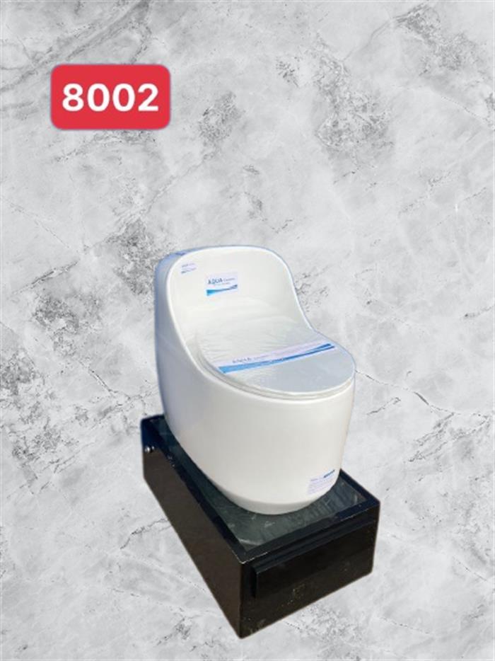 Bồn vệ sinh 1 khối Trắng lùn 
